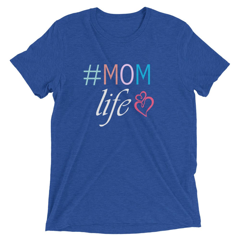 # Mom Life Hearts Tri-blend T-Shirt
