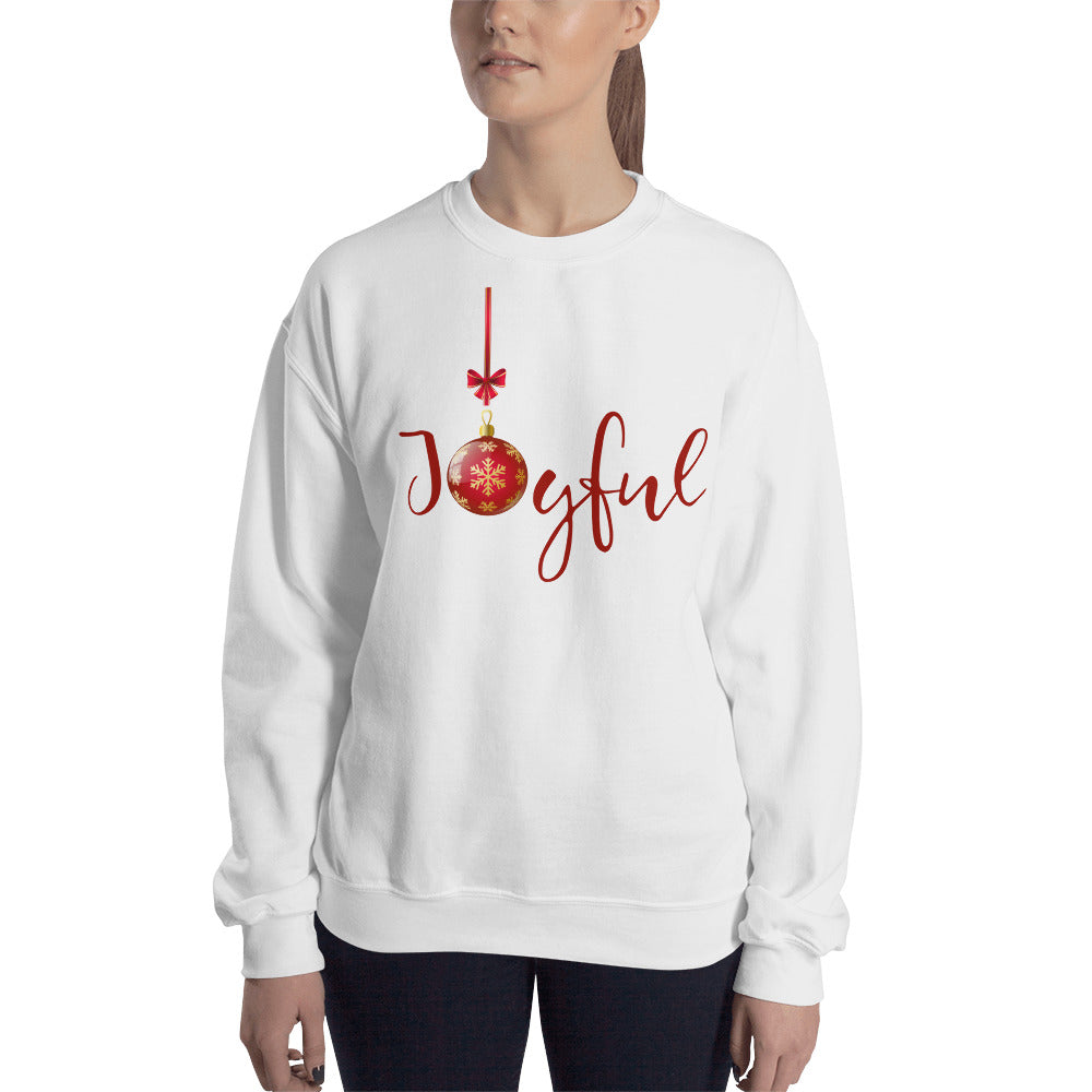 Joyful Script Ornament Sweatshirt