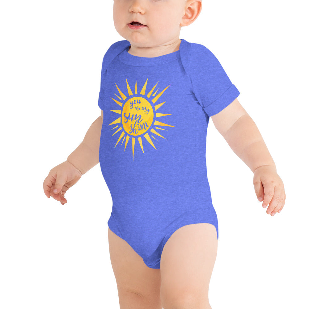 You Are My Sunshine Baby Short Sleeve One Piece