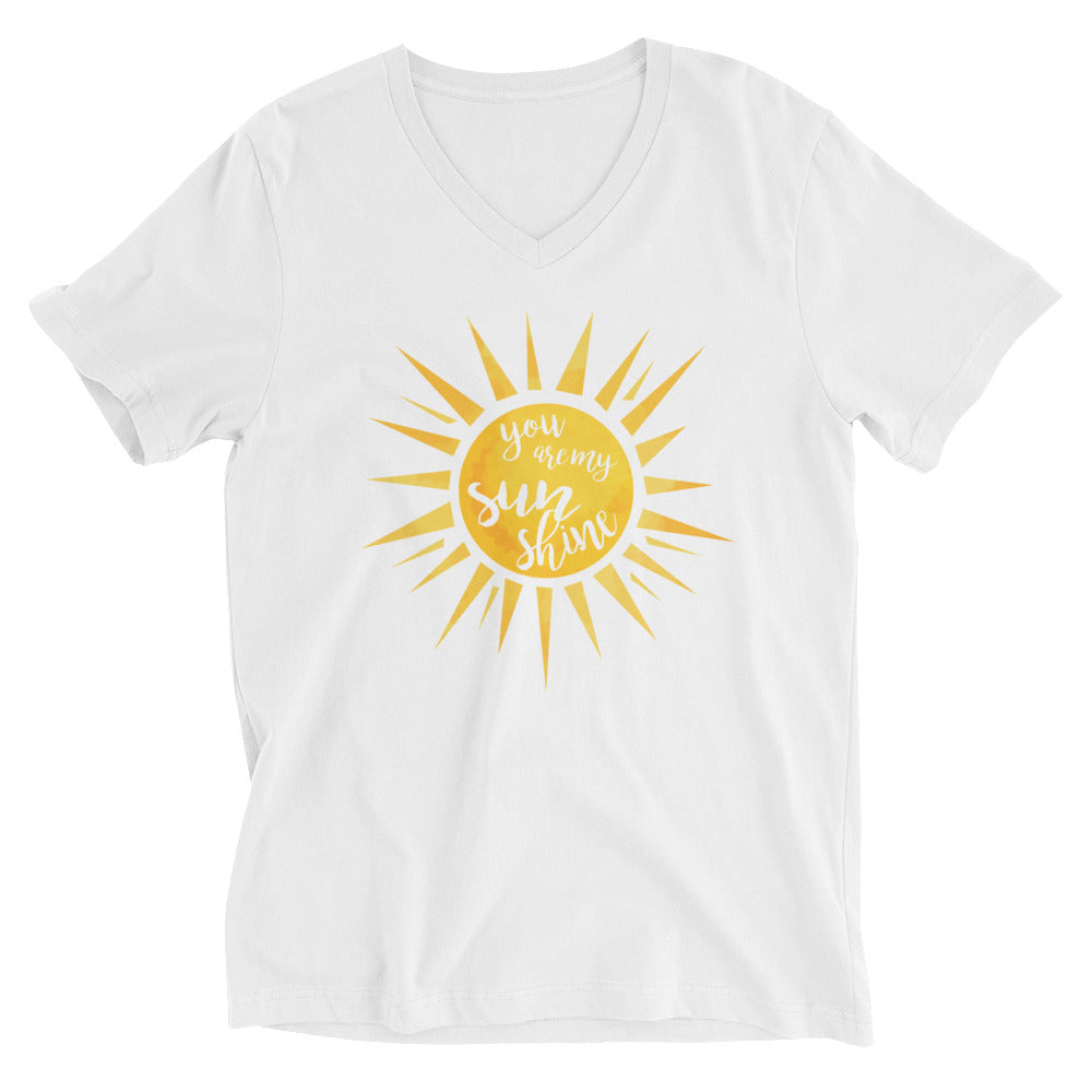 You Are My Sunshine Cotton V-Neck T-Shirt