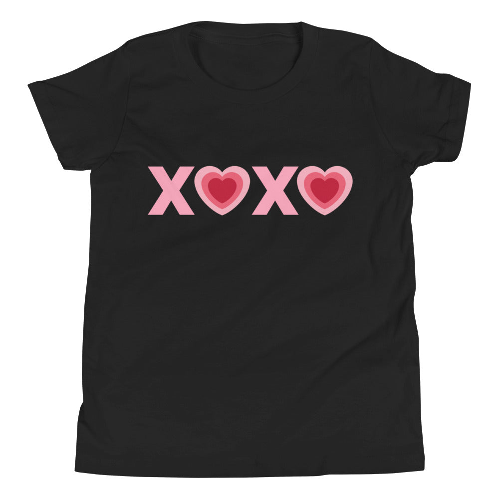 Valentine's XOXO Heart Youth Short Sleeve T-Shirt