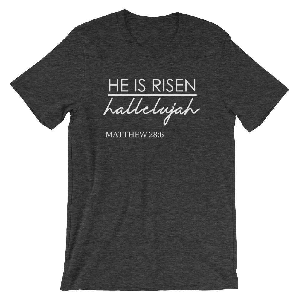 He Is Risen hallelujah Cotton T-Shirt
