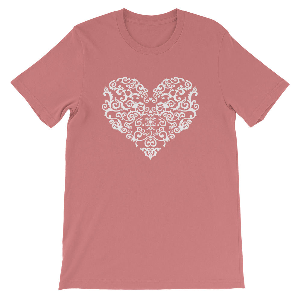 Filigree Heart T-Shirt - Light Colors