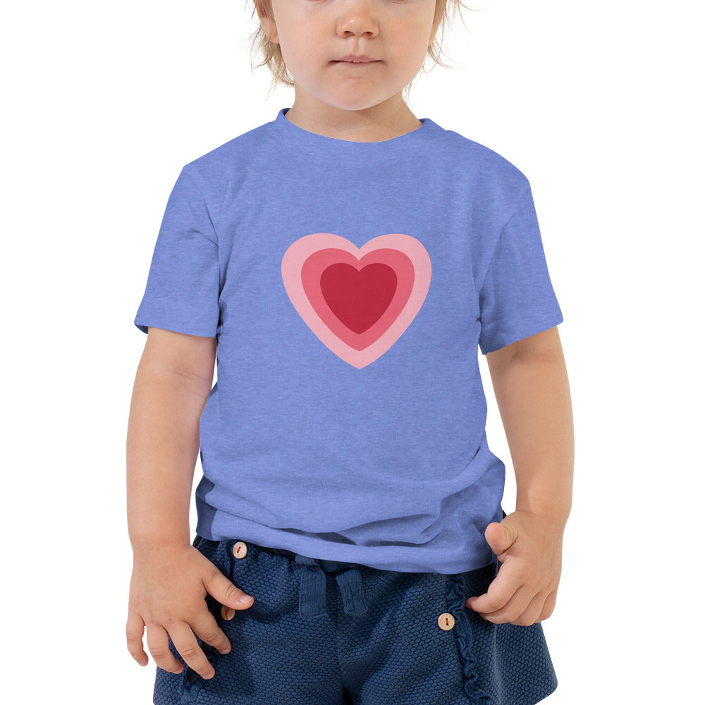 Valentine's Heart Toddler Short Sleeve Tee