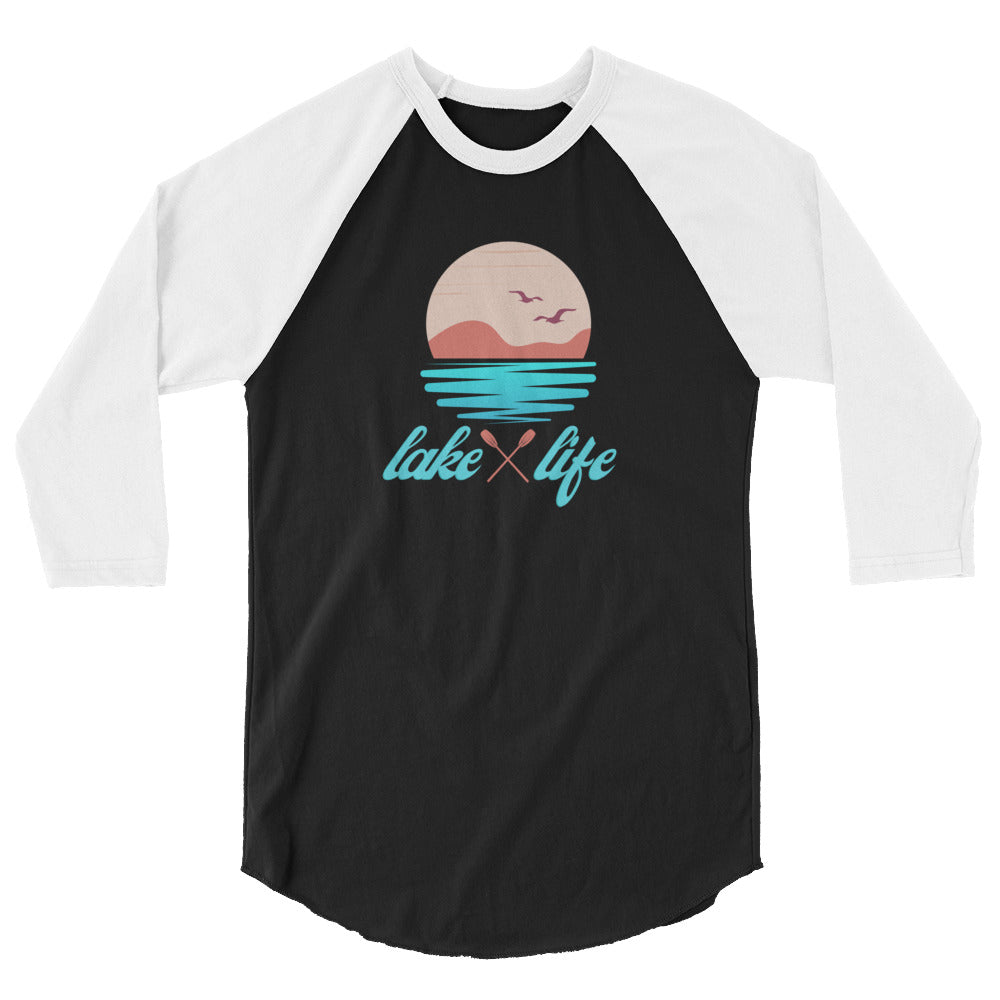 Lake Life 3/4 Sleeve Raglan Shirt