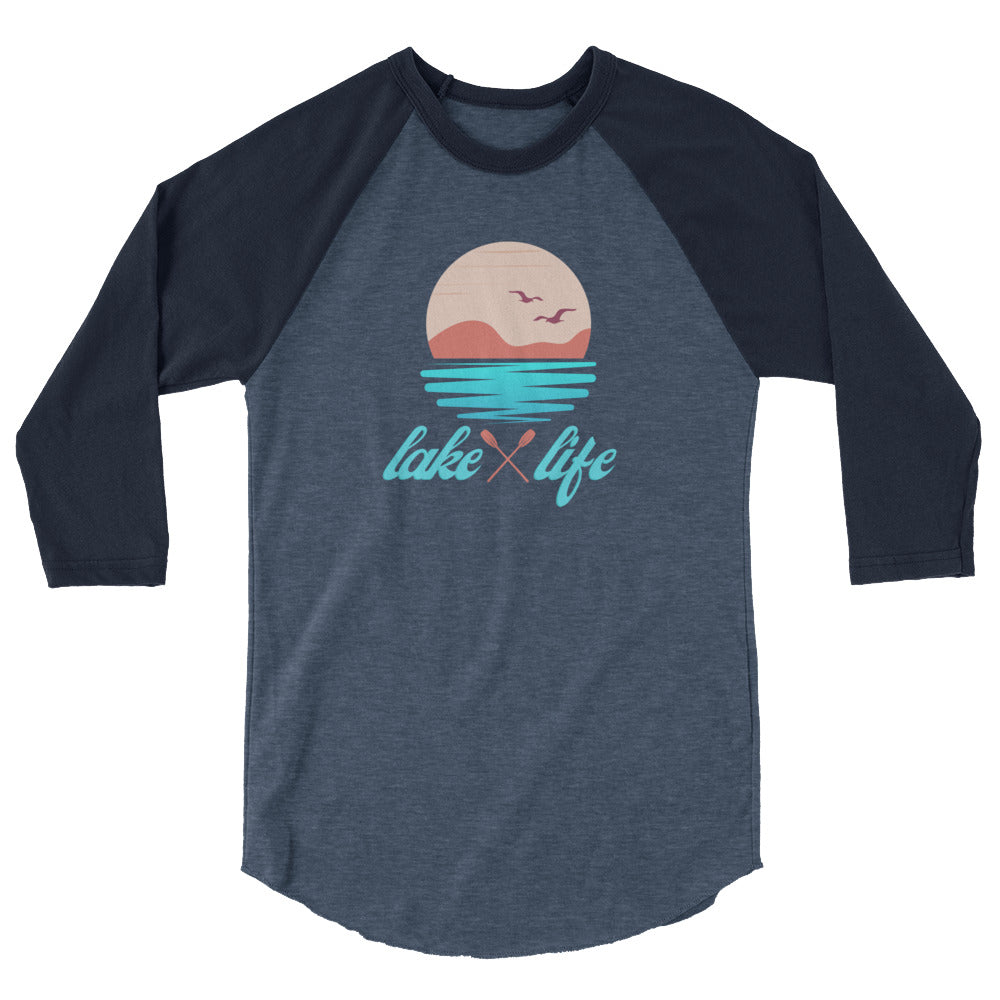 Lake Life 3/4 Sleeve Raglan Shirt