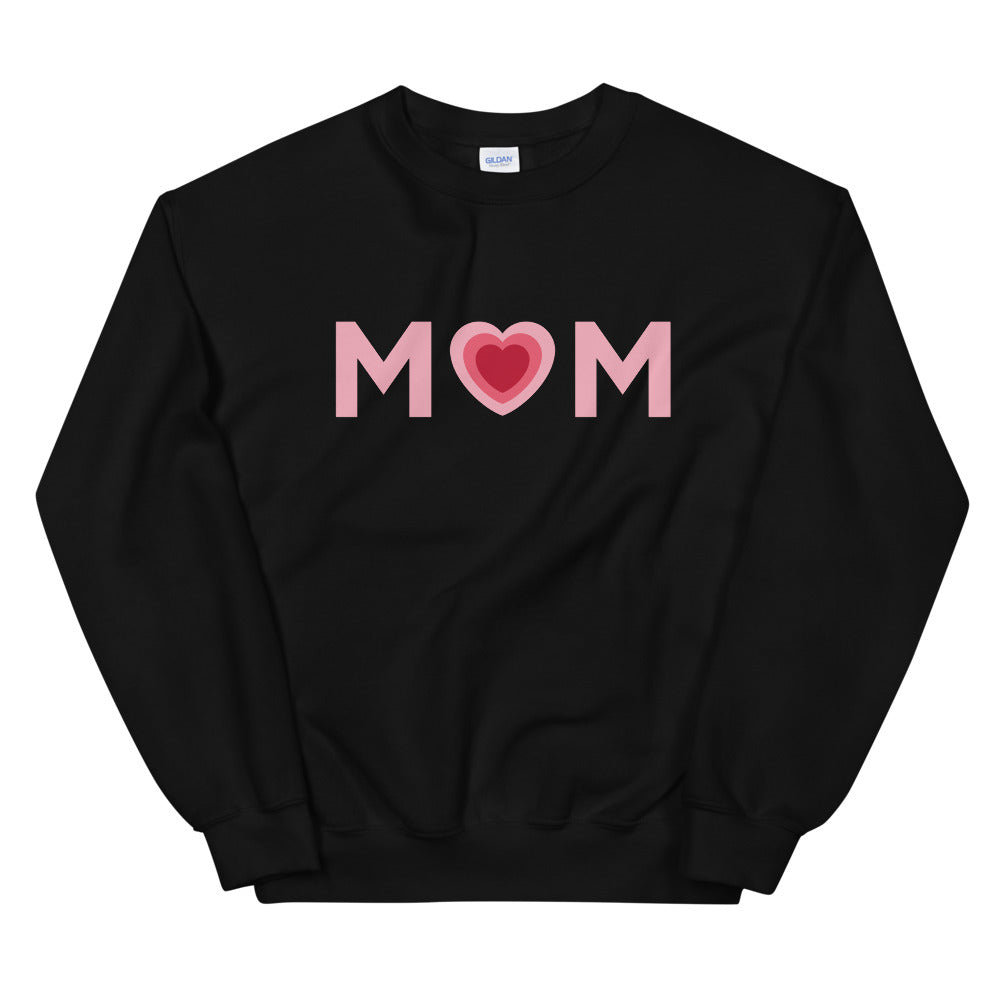 MOM Heart Sweatshirt (Several Colors Available)