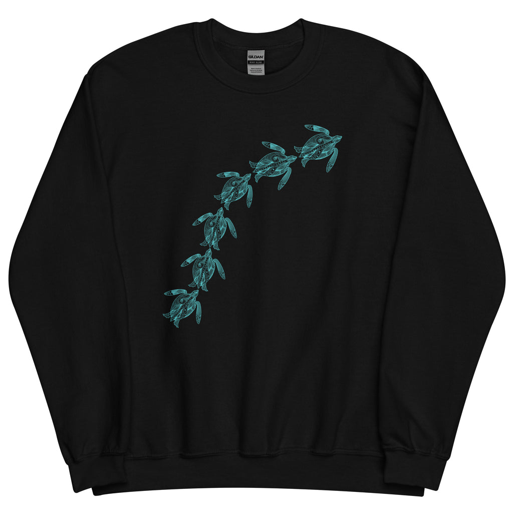 Swimming Sea Turtles Sweatshirt (Several Colors Available)