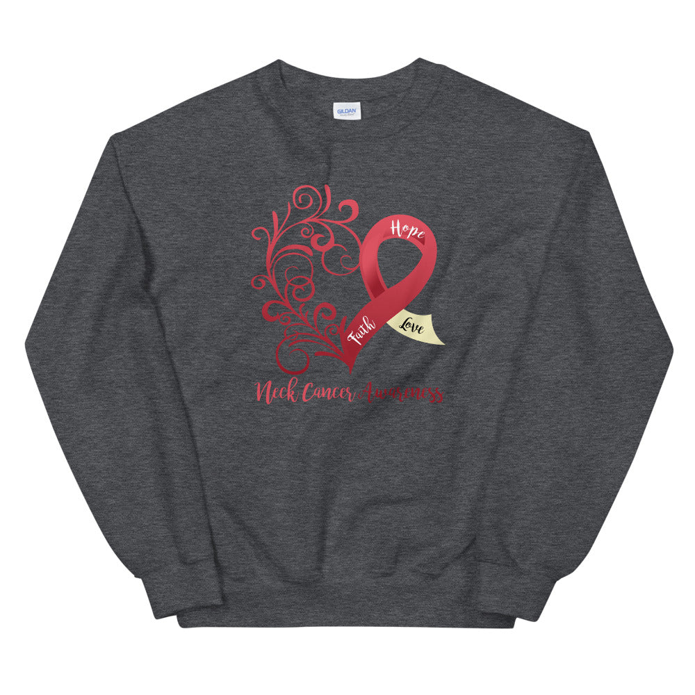 Neck Cancer Awareness Sweatshirt (Several Colors Available)