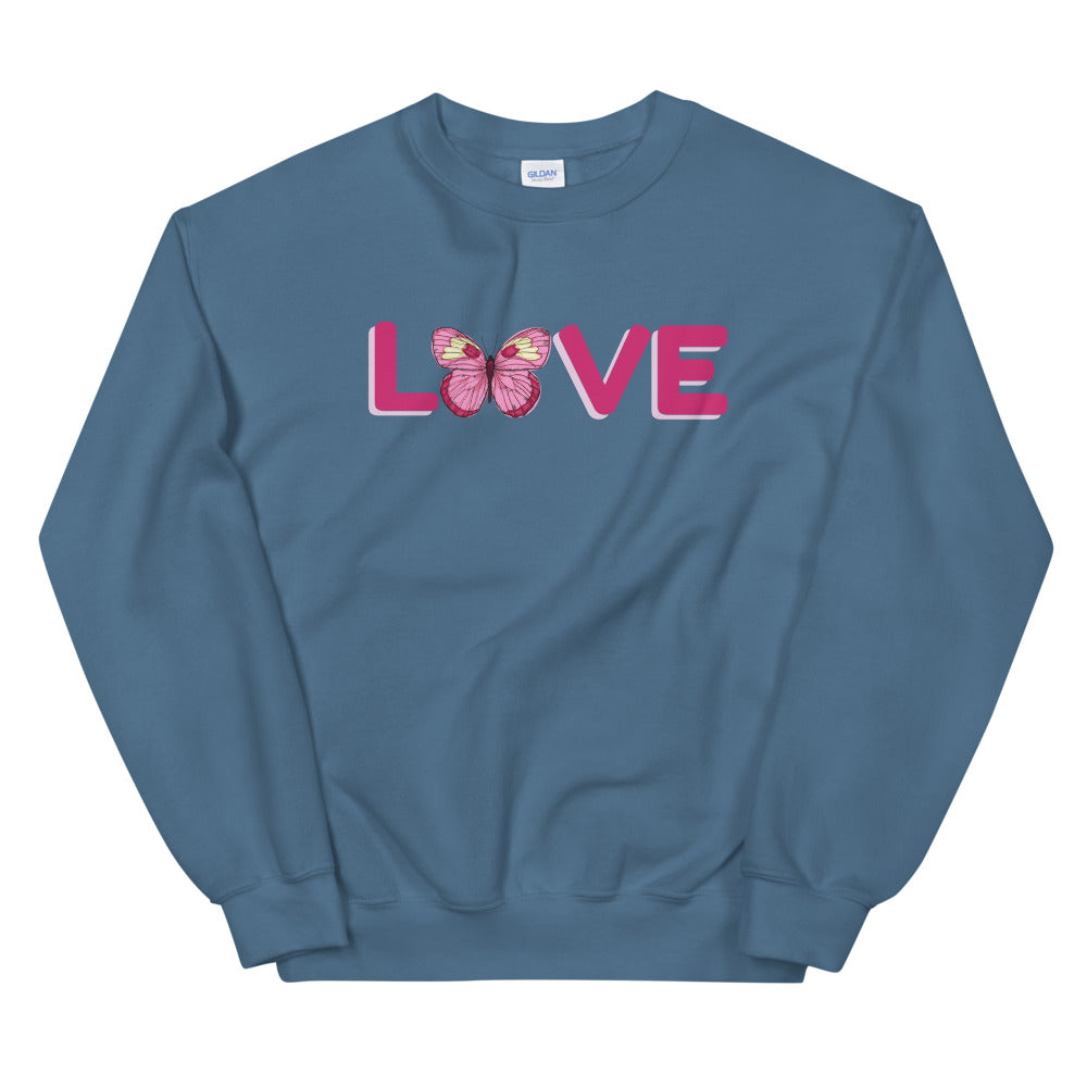 Love Butterfly Sweatshirt