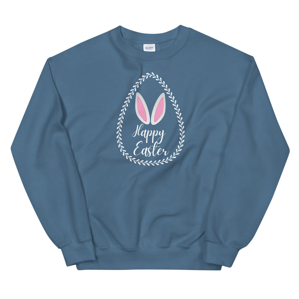 Happy Easter Laurel Egg Sweatshirt