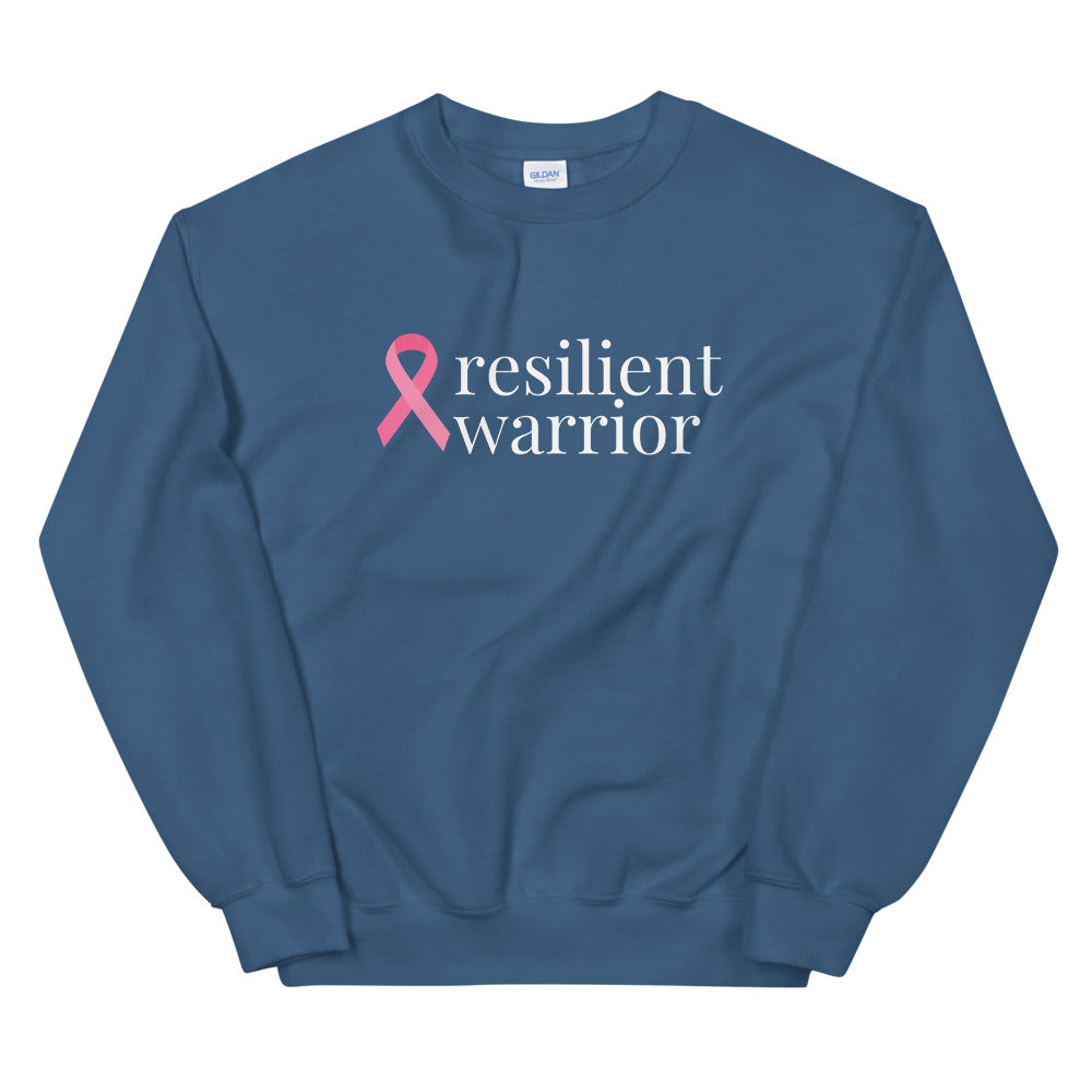 Breast Cancer resilient warrior Ribbon Sweatshirt
