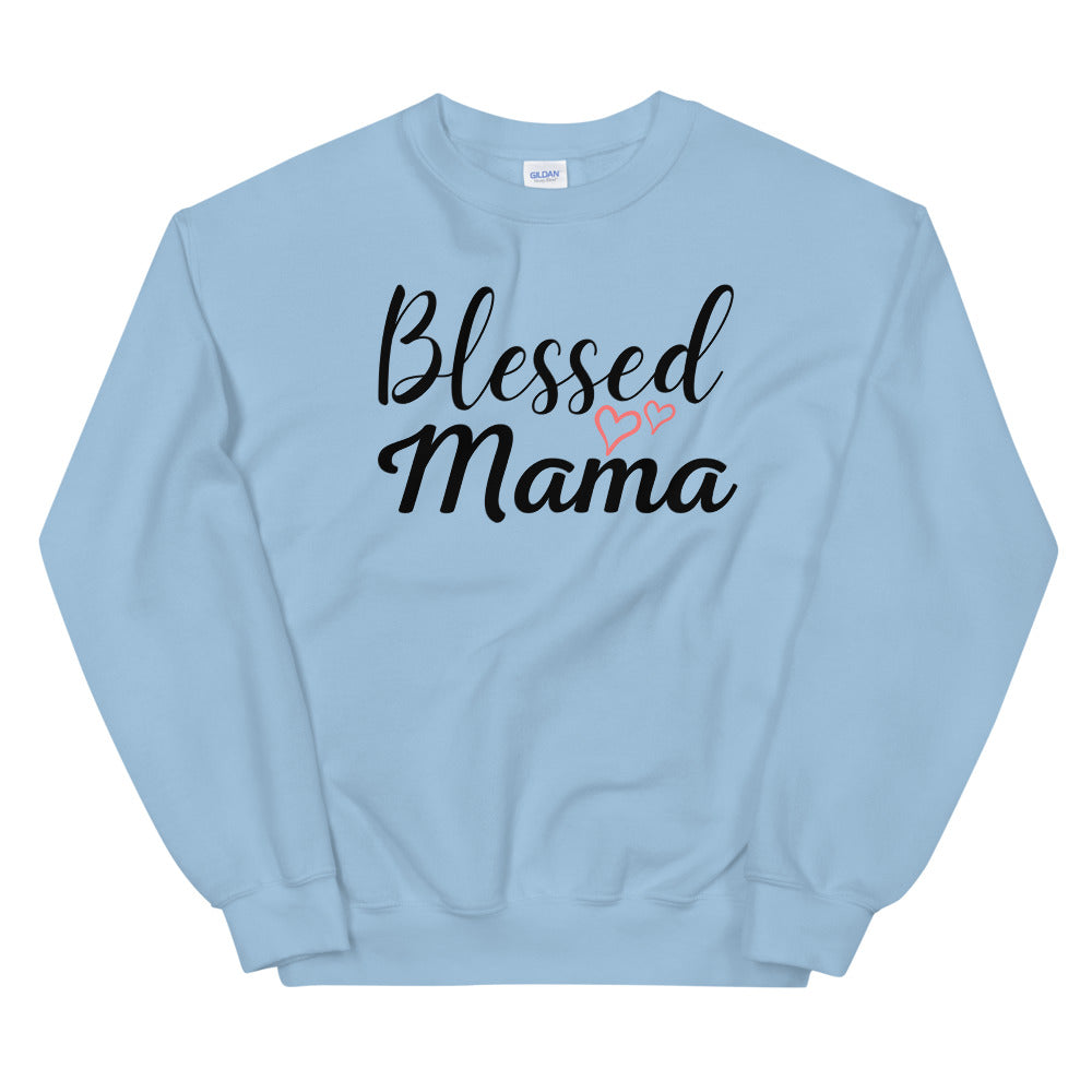 Blessed Mama Hearts Sweatshirt (Several Colors Available)