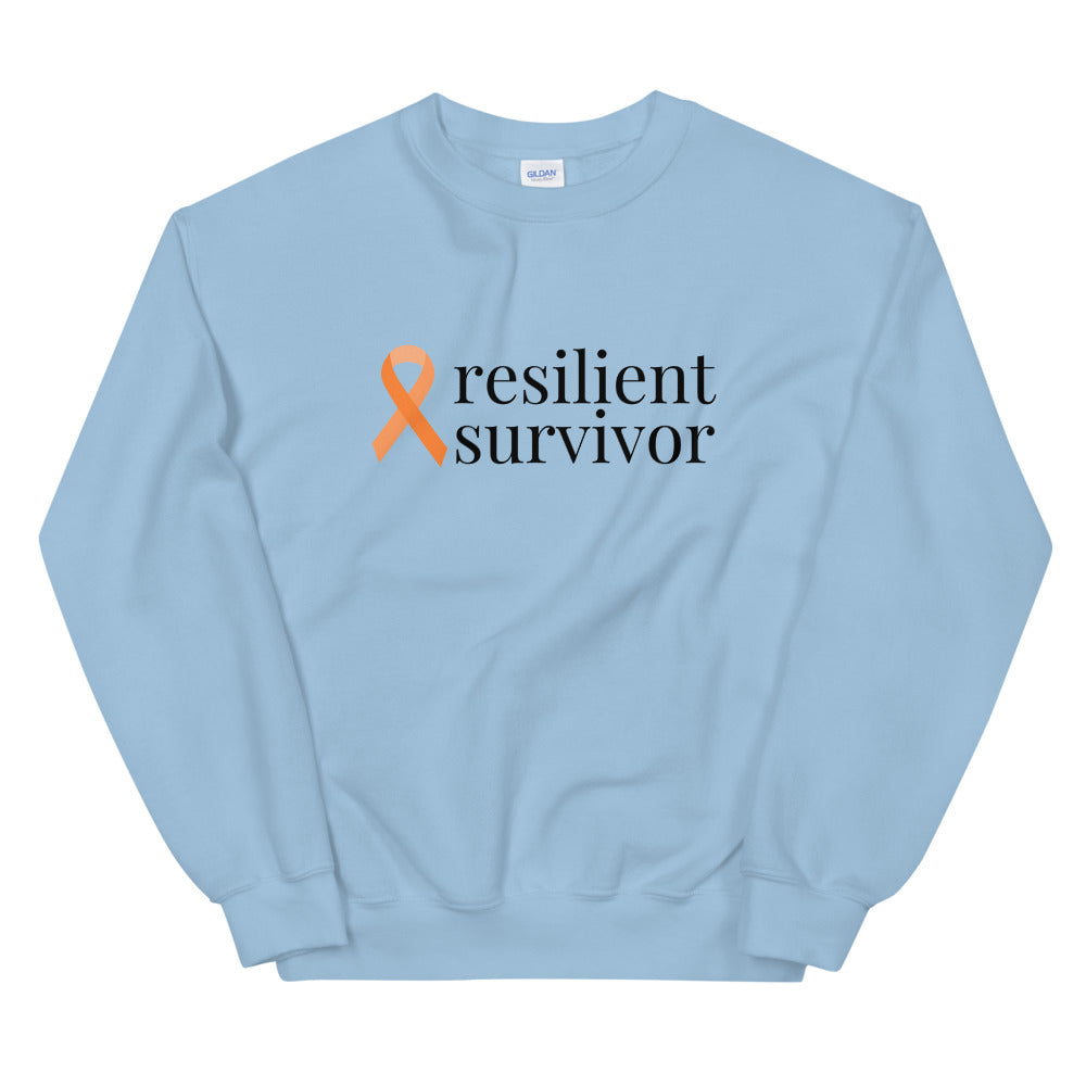 Leukemia Resilient Survivor Ribbon Sweatshirt - Several Colors Available