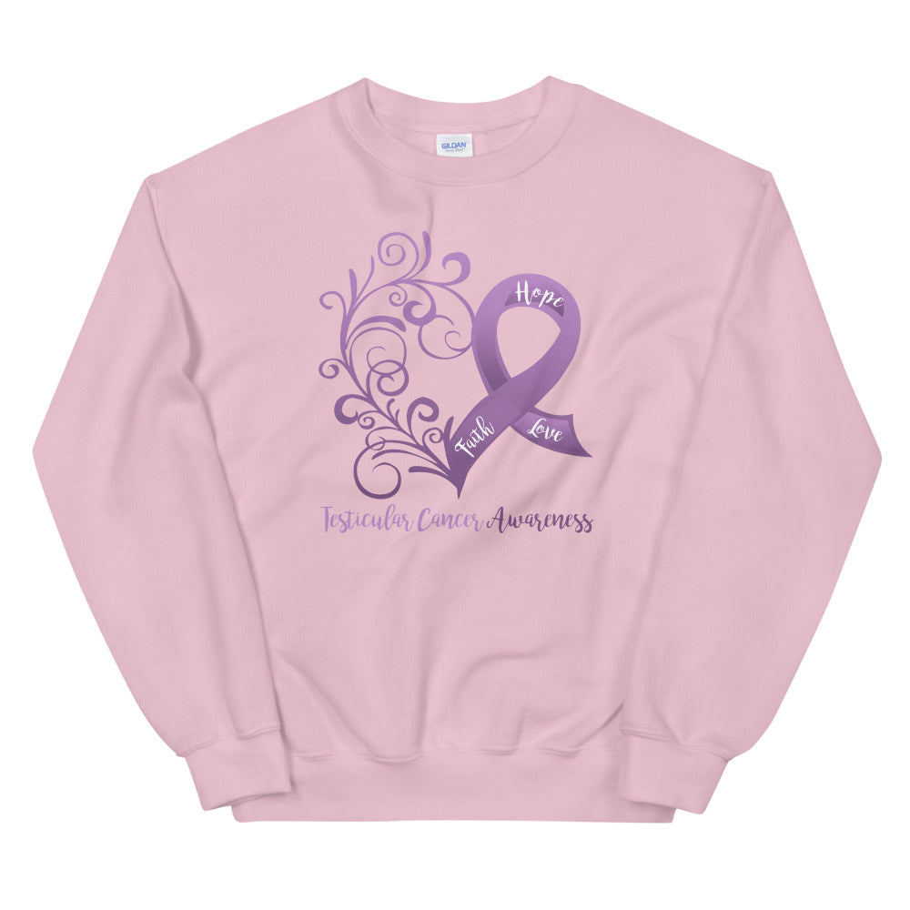 Testicular Cancer Awareness Sweatshirt (Several Colors Available)