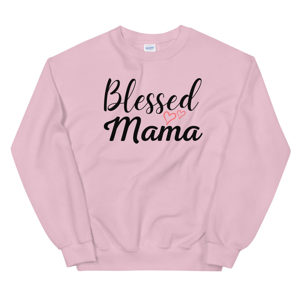 Blessed Mama Hearts Sweatshirt (Several Colors Available)
