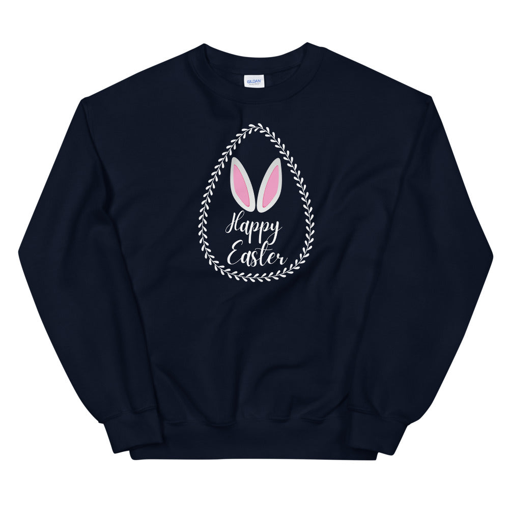 Happy Easter Laurel Egg Sweatshirt