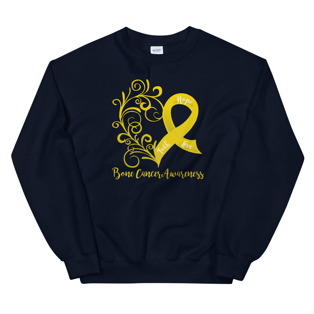 Bone Cancer Awareness Sweatshirt (Several Colors Available)