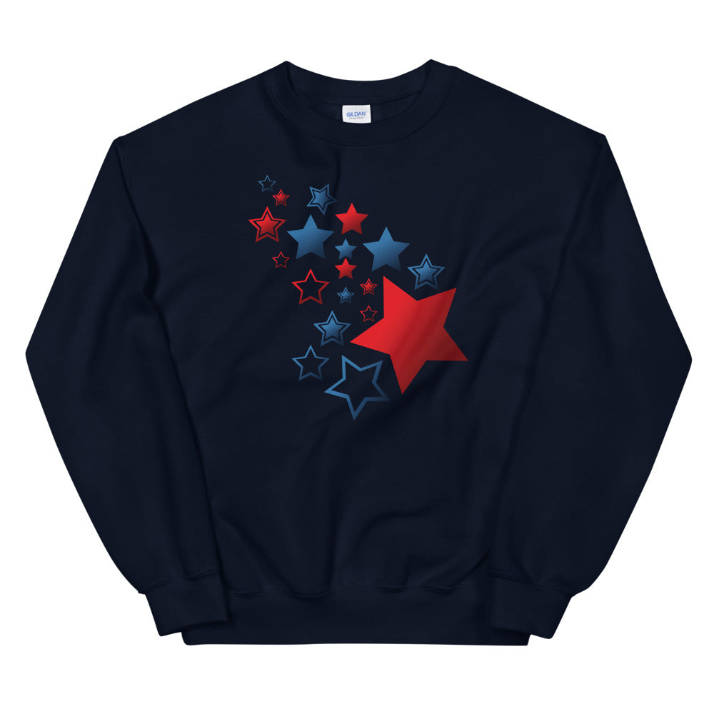 July 4th Stars Sweatshirt (Several Colors Available)