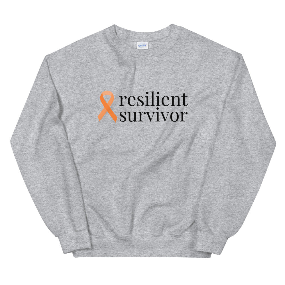 Leukemia Resilient Survivor Ribbon Sweatshirt - Several Colors Available
