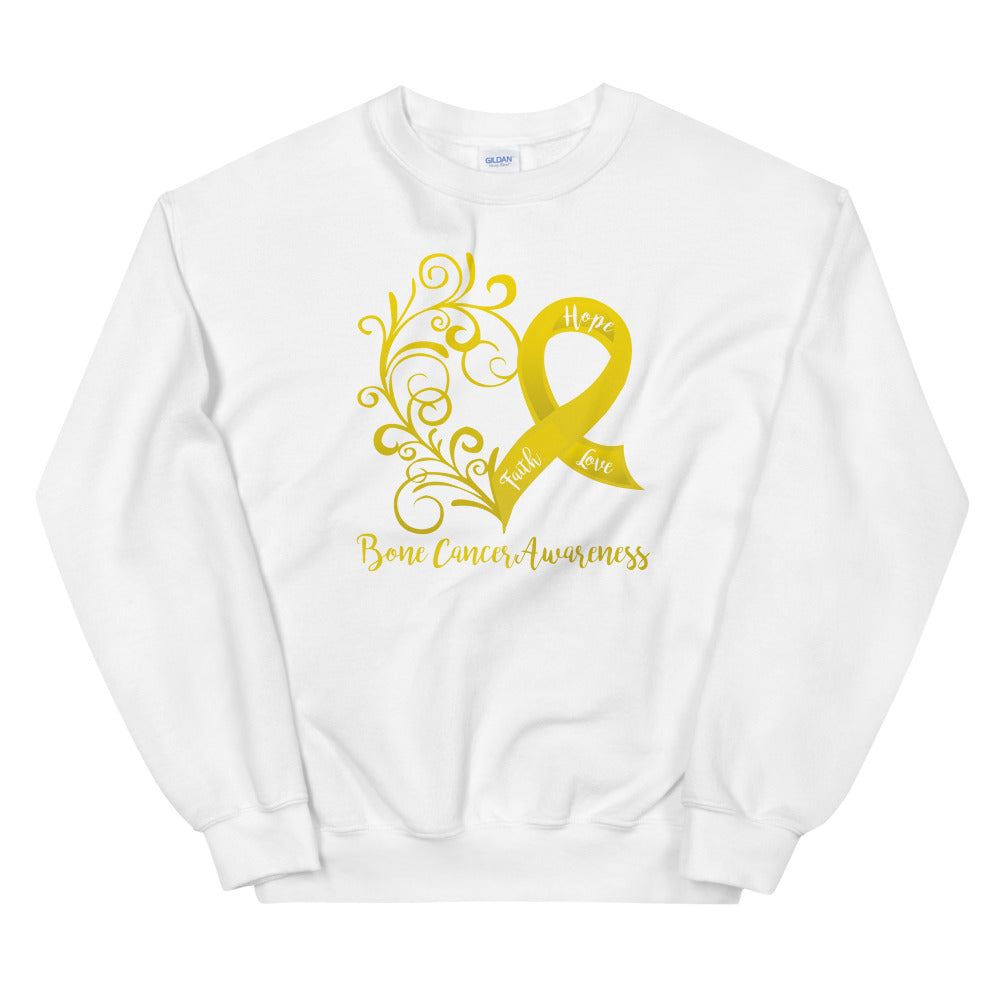 Bone Cancer Awareness Sweatshirt (Several Colors Available)