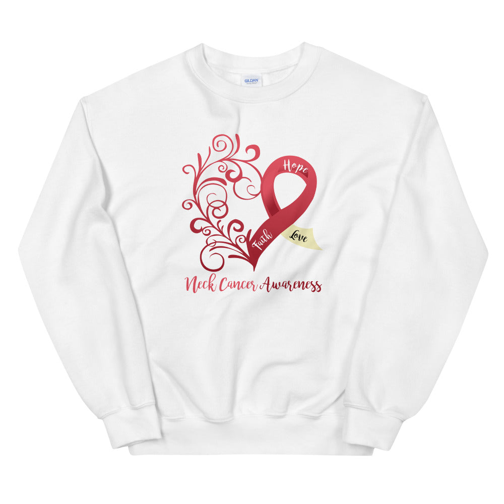 Neck Cancer Awareness Sweatshirt (Several Colors Available)