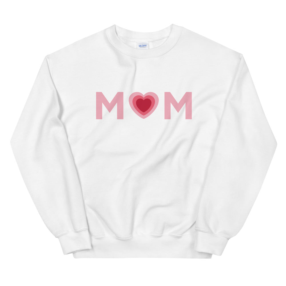 MOM Heart Sweatshirt (Several Colors Available)