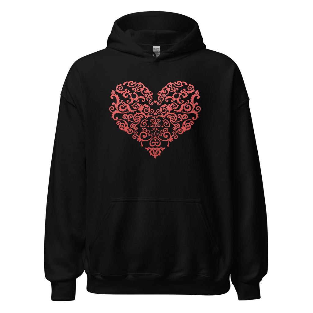 Filigree Heart Hoodie - Several Colors Available