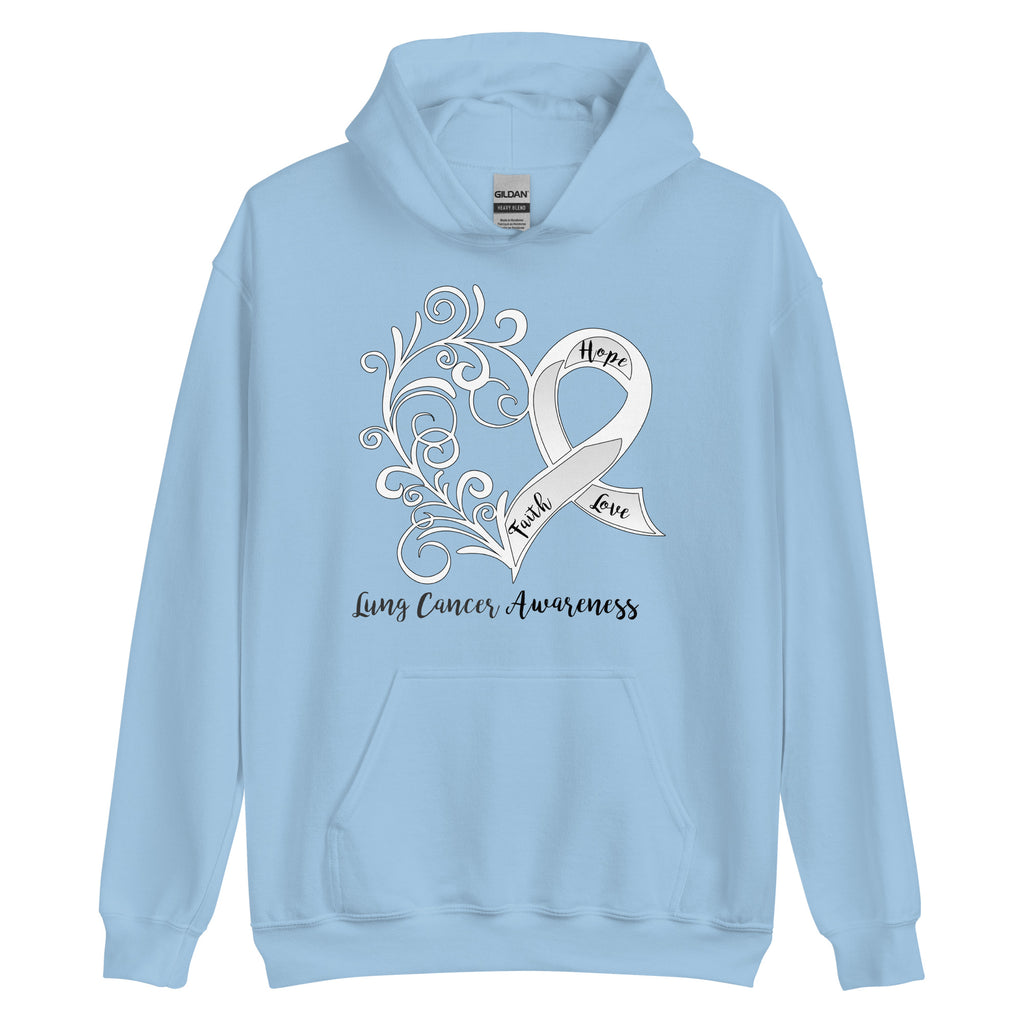 Lung Cancer Awareness Hoodie - Several Colors Available