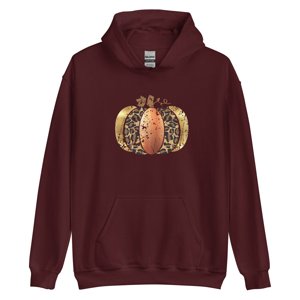 Leopard/Bronze/Gold Pumpkin Hoodie - Several Colors Available