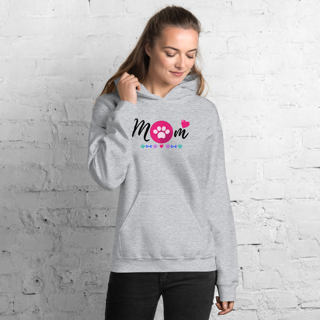 Dog Mom Heart Hoodie - Several Colors Available