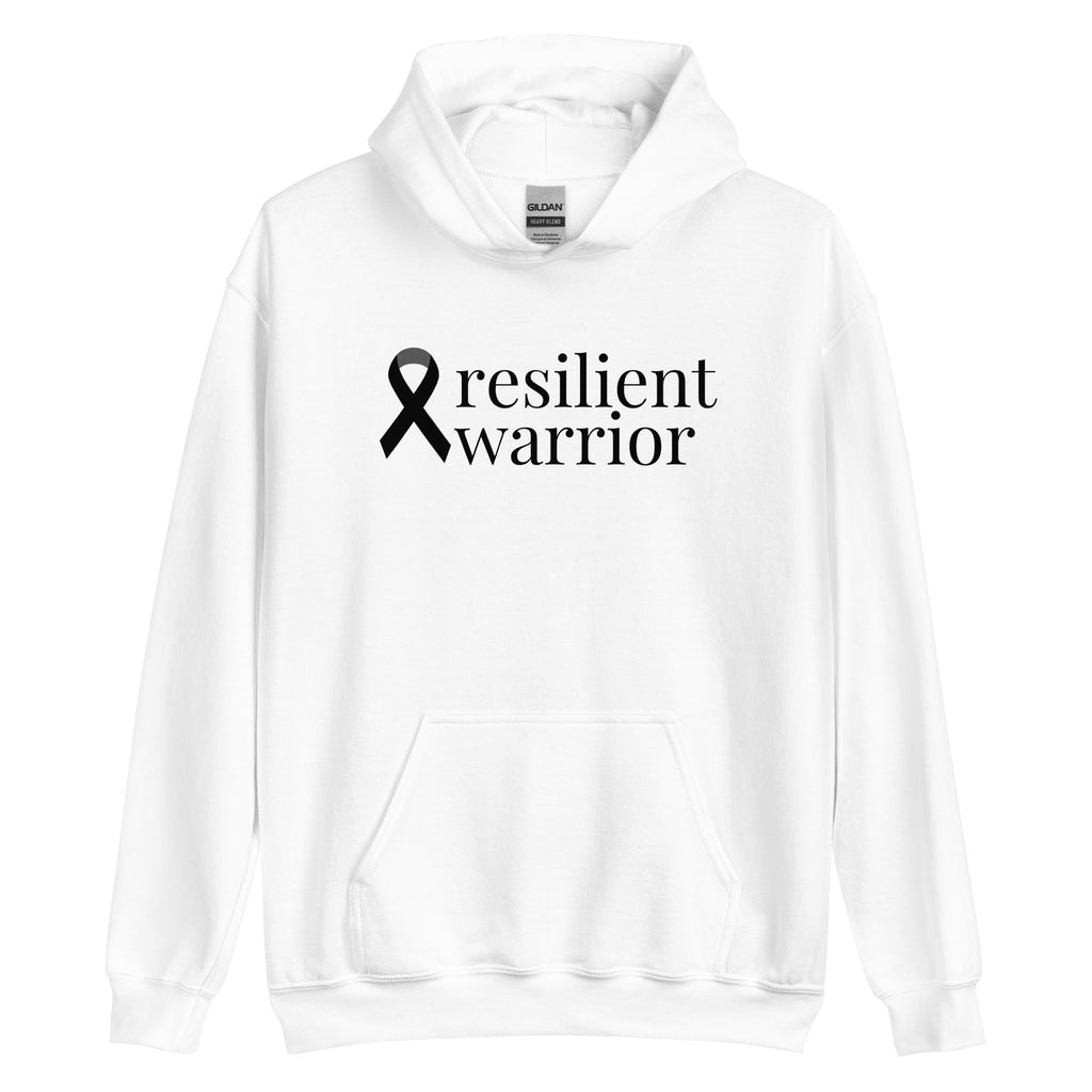 Melanoma & Skin Cancer resilient warrior Hoodie (Several Colors Available)