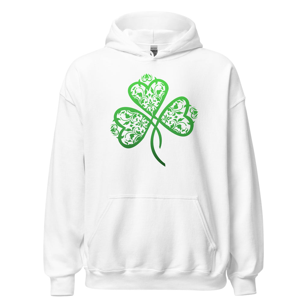 St. Patrick's Day Filigree Shamrock Hoodie - Several Colors Available