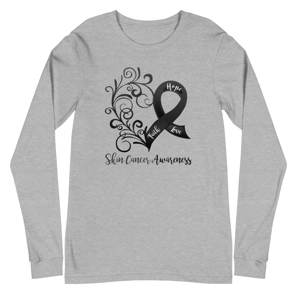 Skin Cancer Awareness Long Sleeve Tee (Multiple Colors Available)