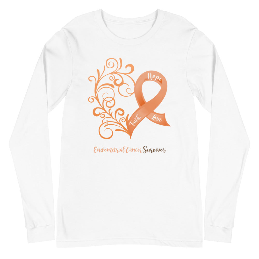 Endometrial Cancer Survivor Long Sleeve Tee
