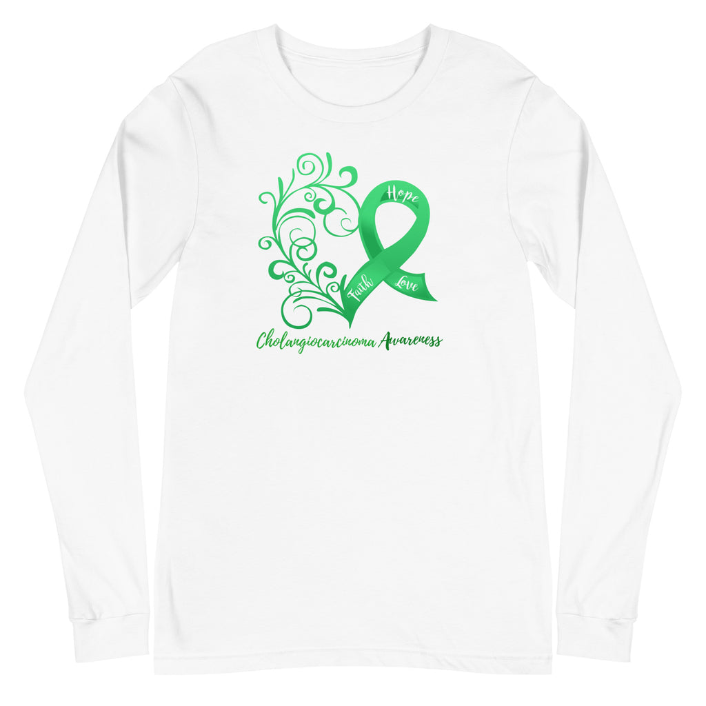 Cholangiocarcinoma Awareness Long Sleeve Tee - Several Colors Available