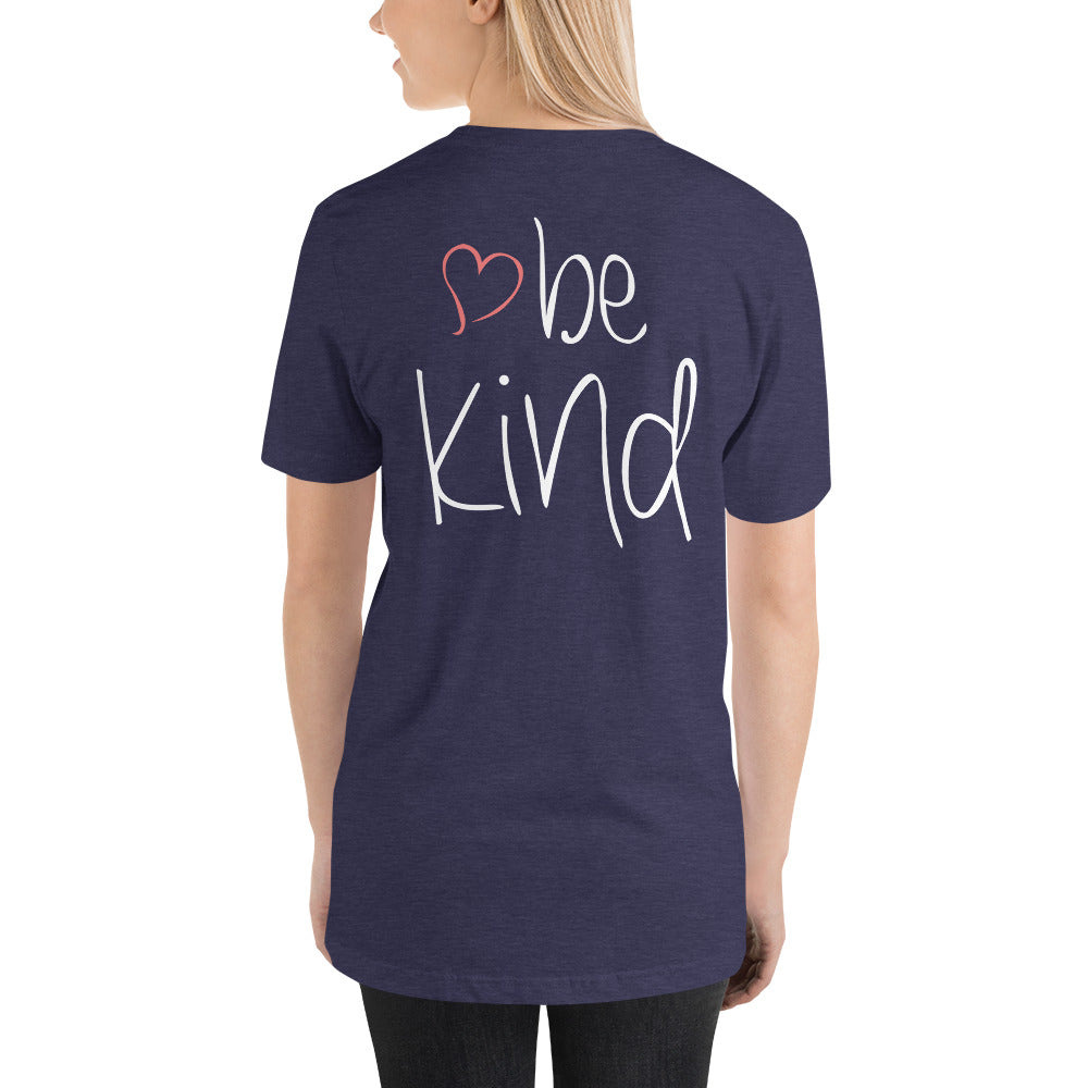 be kind Heart T-Shirt (Design on Back)