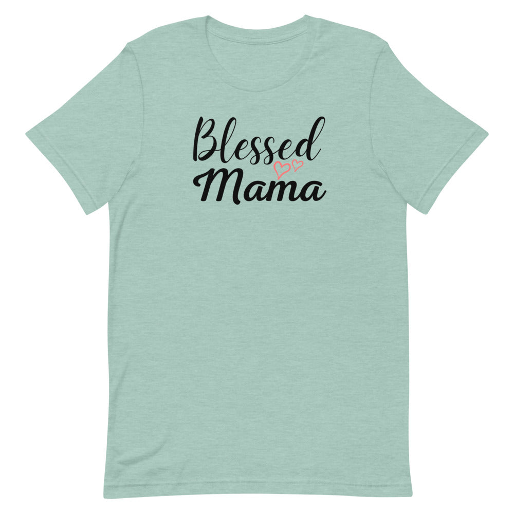 Blessed Mama Hearts T-Shirt - Light Colors