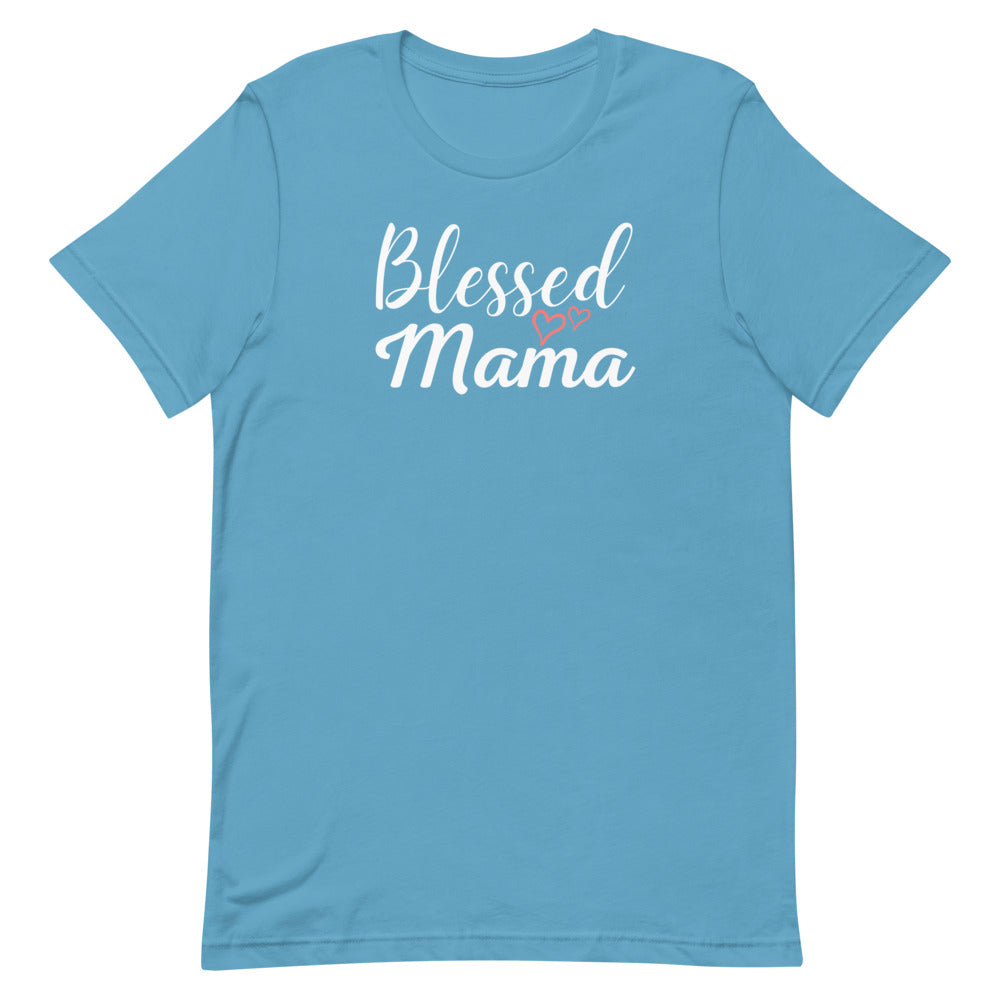 Blessed Mama Hearts T-Shirt - Dark Colors