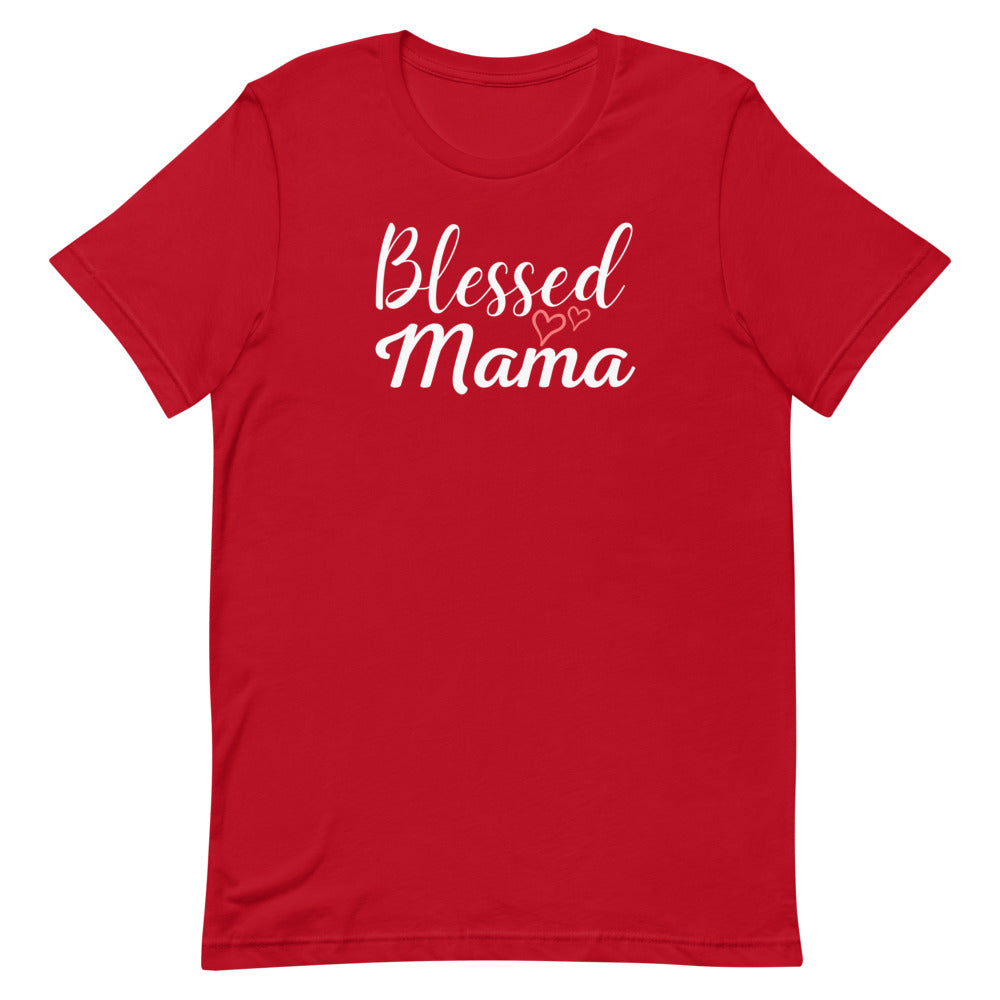Blessed Mama Hearts T-Shirt - Dark Colors