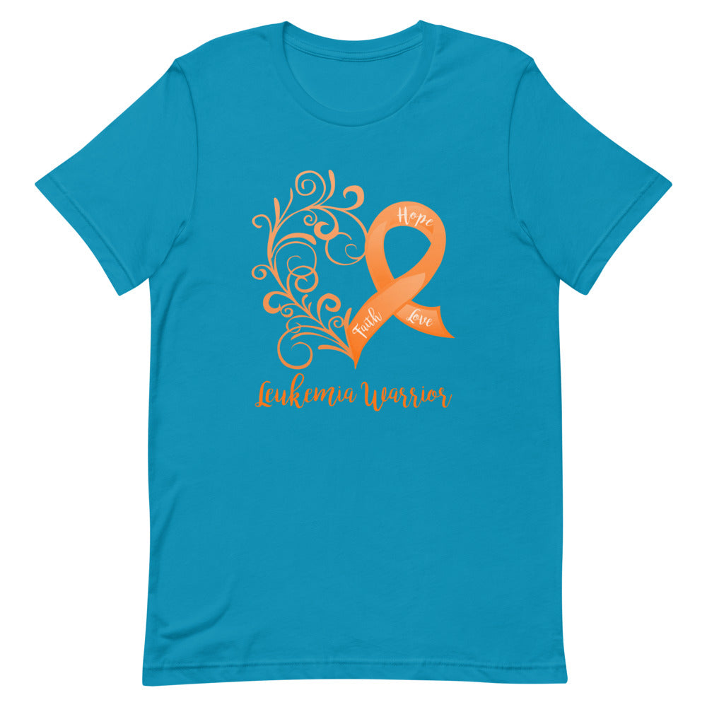 Leukemia Warrior Heart T-Shirt - Several Colors Available