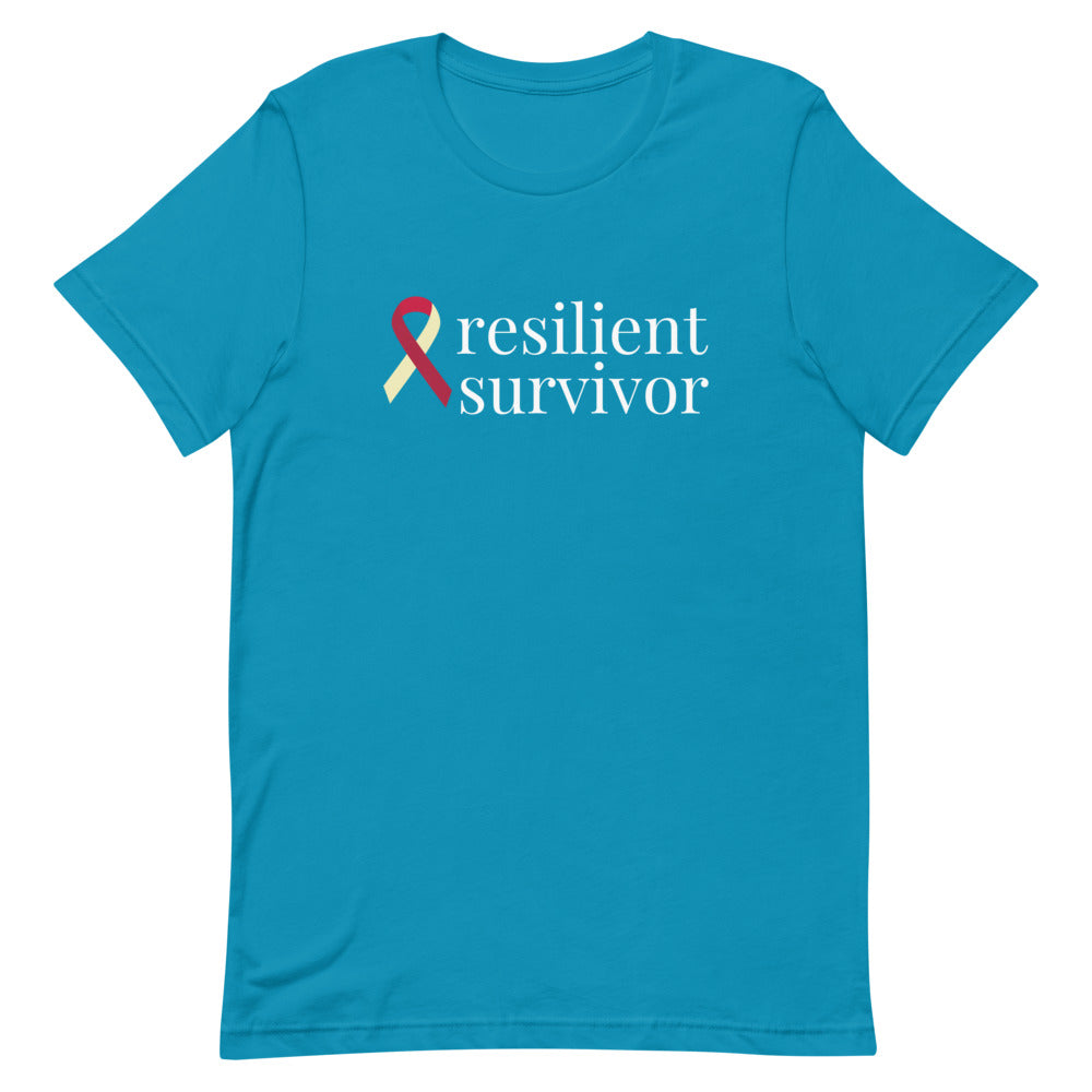 Head & Neck Cancer resilient survivor T-Shirt - Dark Colors