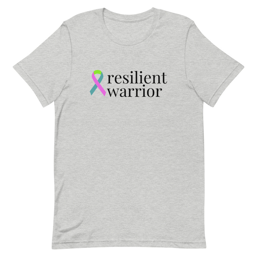 Metastatic Breast Cancer resilient warrior Ribbon T-Shirt - Several Colors Available
