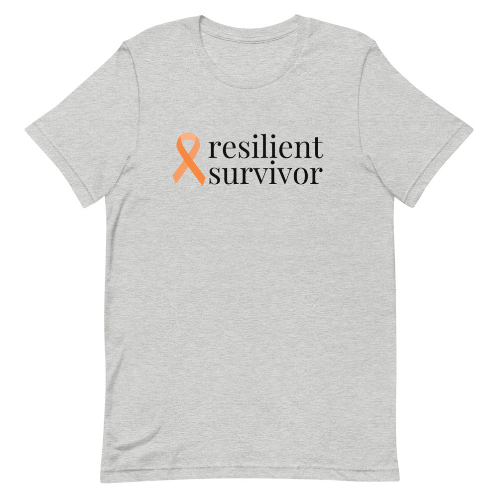 Leukemia resilient survivor Ribbon T-Shirt - Light Colors