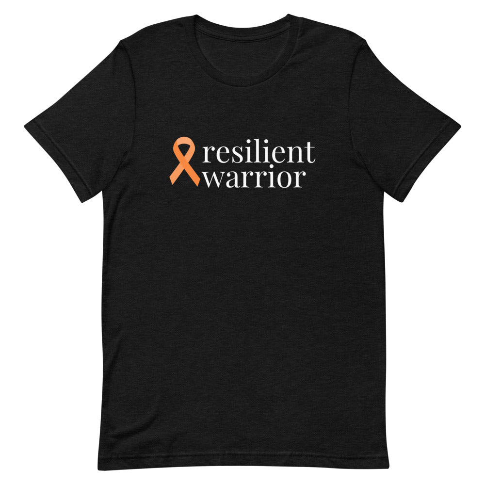 Leukemia resilient warrior Ribbon T-Shirt - Dark Colors
