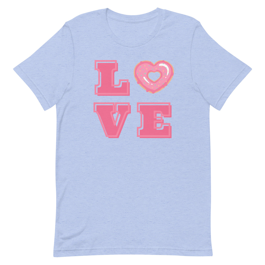 Love Heart Donut T-Shirt - Light Colors