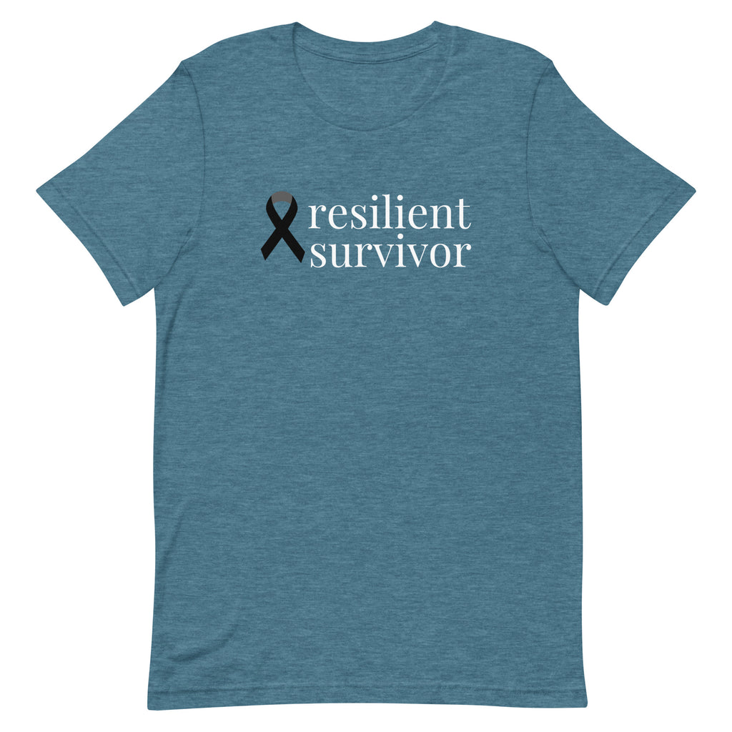 Melanoma & Skin Cancer resilient survivor T-Shirt