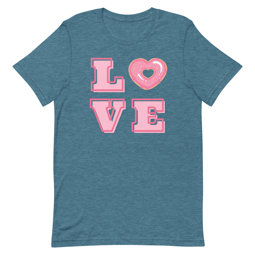 Love Heart Donut T-Shirt - Dark Colors