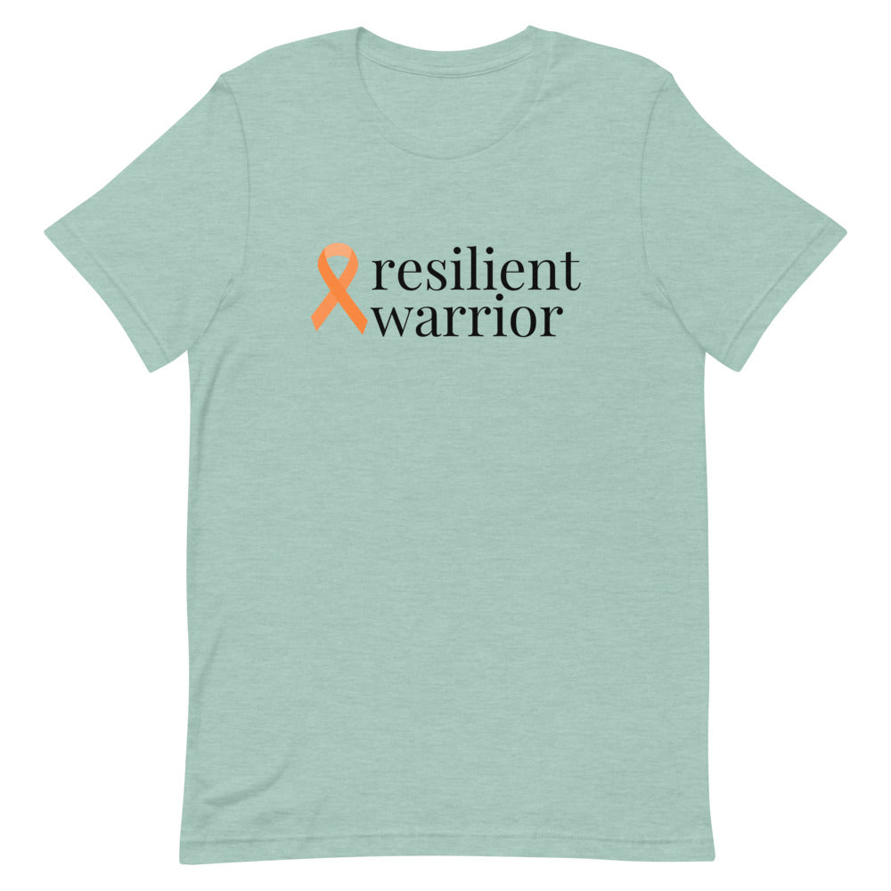 Leukemia resilient warrior Ribbon T-Shirt - Light Colors