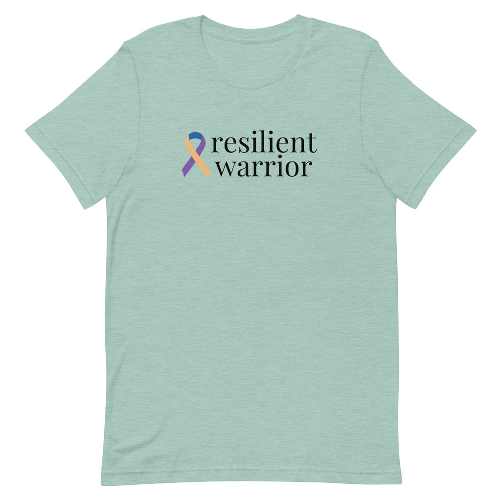 Bladder Cancer "resilient warrior" T-Shirt